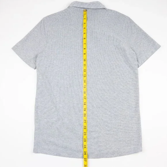 Vuori Gray Modern Casual Button Down Shirt - Picture 8 of 11